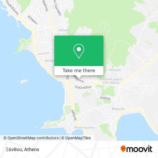 Ξάνθου map