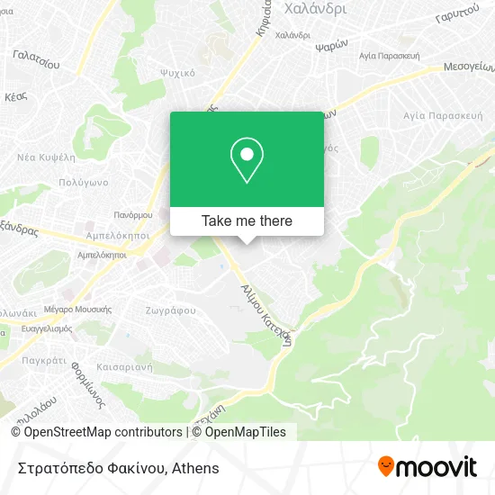 Στρατόπεδο Φακίνου map