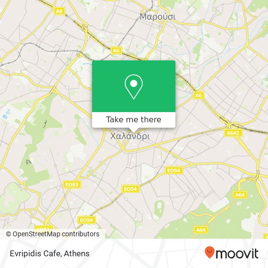 Evripidis Cafe map