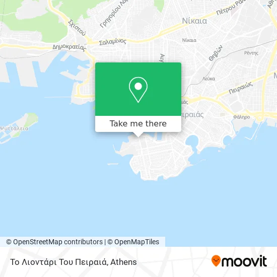 Το Λιοντάρι Του Πειραιά map