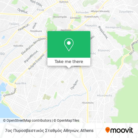 7ος Πυροσβεστικός Σταθμός Αθηνών map