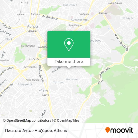 Πλατεία Αγίου Λαζάρου map