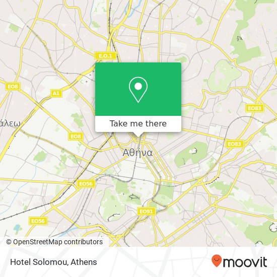 Hotel Solomou map