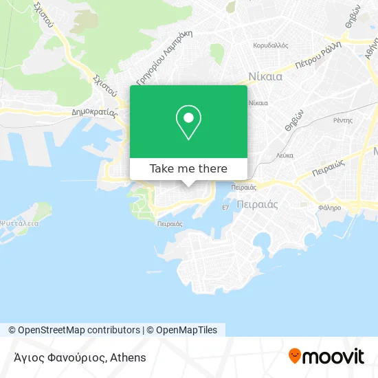 Άγιος Φανούριος map