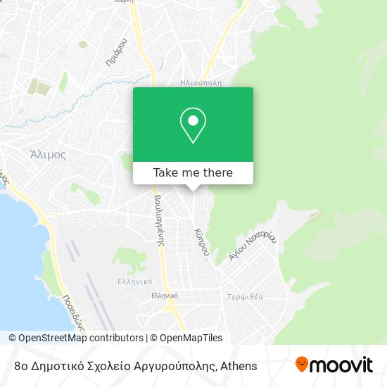 8ο Δημοτικό Σχολείο Αργυρούπολης map