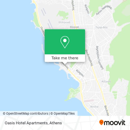 Oasis Hotel Apartments map