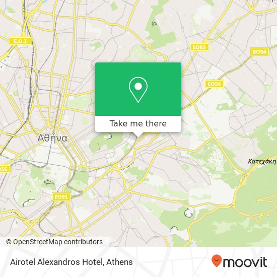 Airotel Alexandros Hotel map