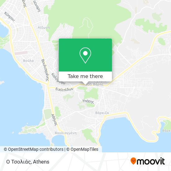 Ο Τσολιάς map