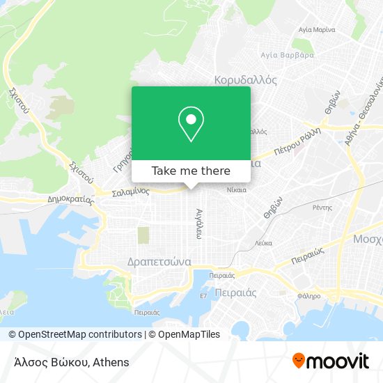 Άλσος Βώκου map