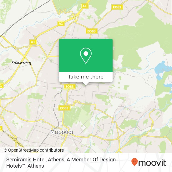 Semiramis Hotel, Athens, A Member Of Design Hotels™ map