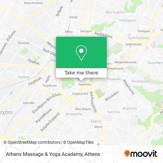 Athens Massage & Yoga Academy map
