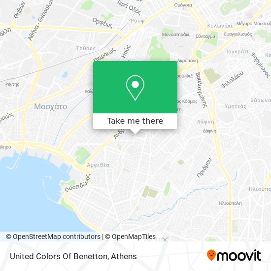 United Colors Of Benetton map