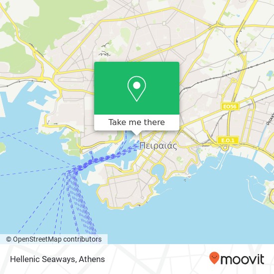 Hellenic Seaways map