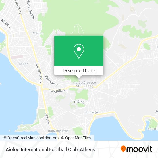 Aiolos International Football Club map
