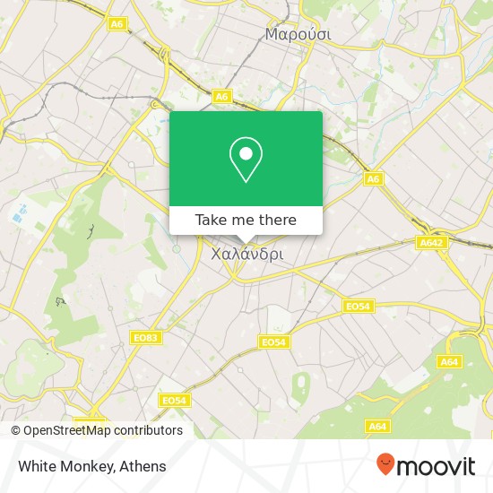 White Monkey map