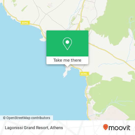 Lagonissi Grand Resort map