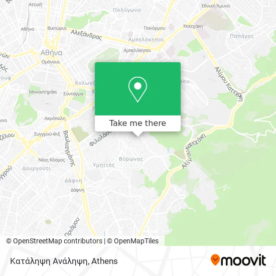 Κατάληψη Ανάληψη map