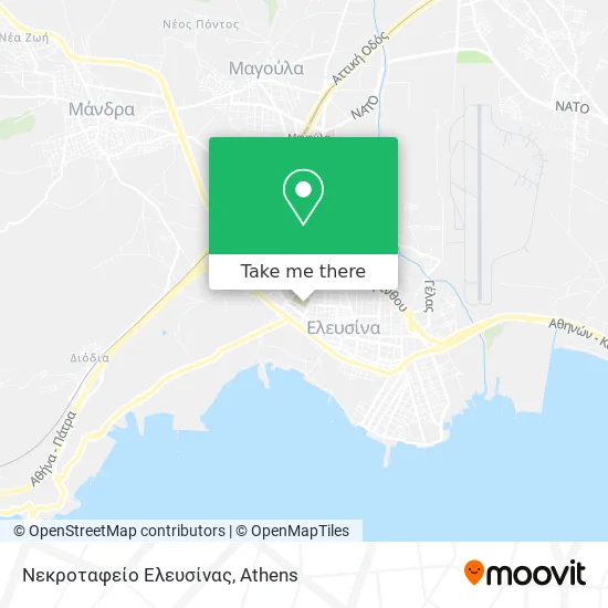 Νεκροταφείο Ελευσίνας map