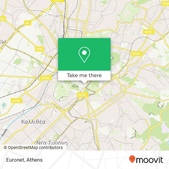Euronet map