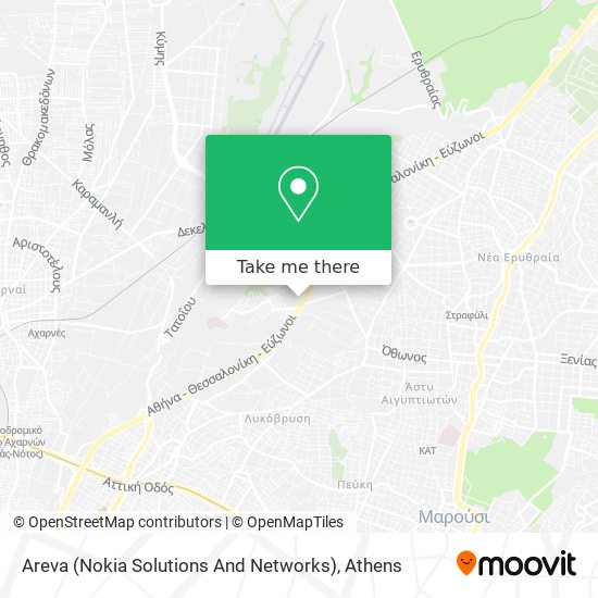 Areva (Nokia Solutions And Networks) map