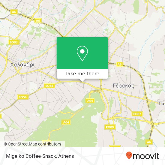 Migelko Coffee-Snack map