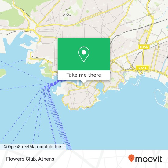 Flowers Club map