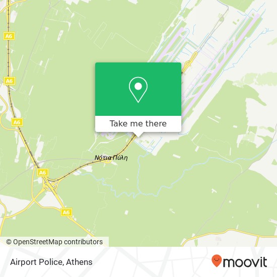 Airport Police map
