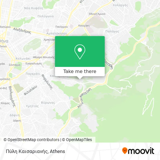 Πύλη Καισαριανής map