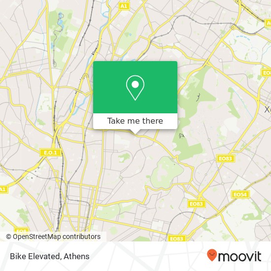 Bike Elevated map
