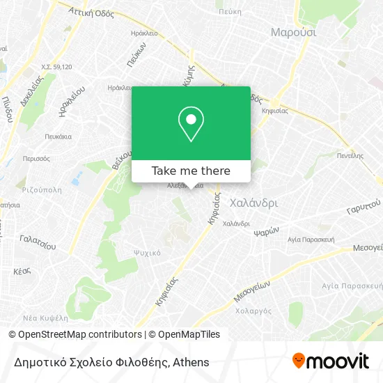 Δημοτικό Σχολείο Φιλοθέης map