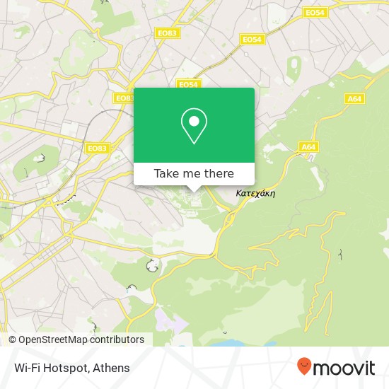 Wi-Fi Hotspot map