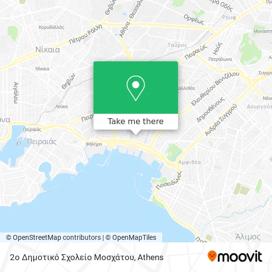 2ο Δημοτικό Σχολείο Μοσχάτου map