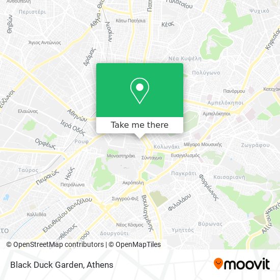 Black Duck Garden map