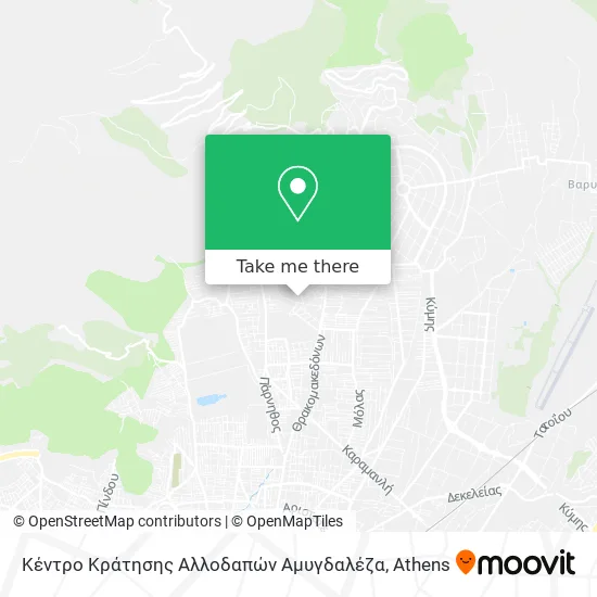 Κέντρο Κράτησης Αλλοδαπών Αμυγδαλέζα map