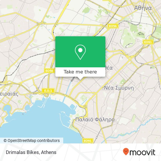 Drimalas Bikes map