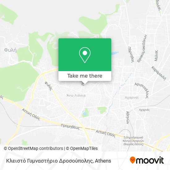 Κλειστό Γυμναστήριο Δροσούπολης map