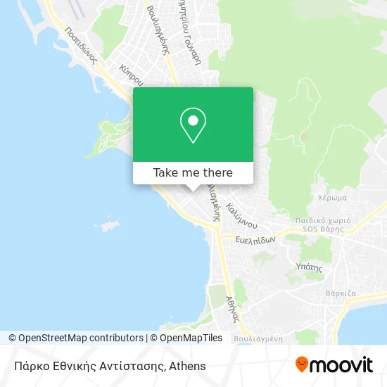 Πάρκο Εθνικής Αντίστασης map