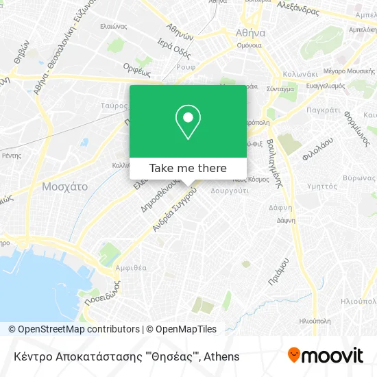 Κέντρο Αποκατάστασης ""Θησέας"" map