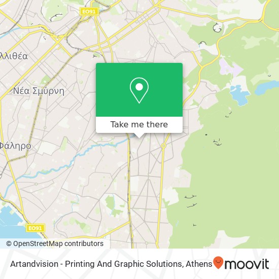 Artandvision - Printing And Graphic Solutions map