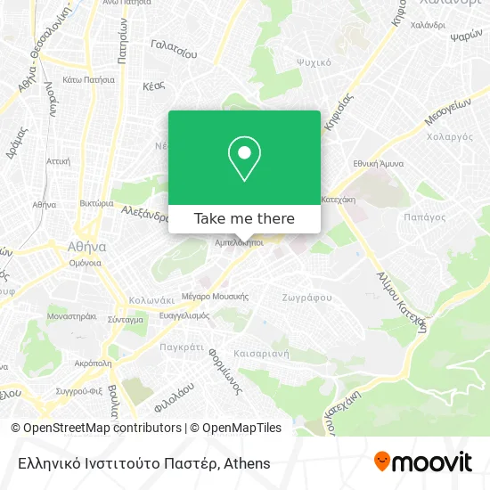 Eλληνικό Ινστιτούτο Παστέρ map