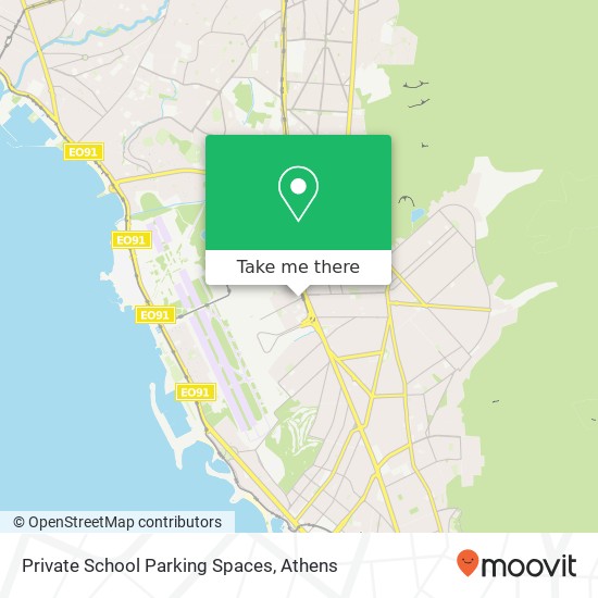 Private School Parking Spaces map