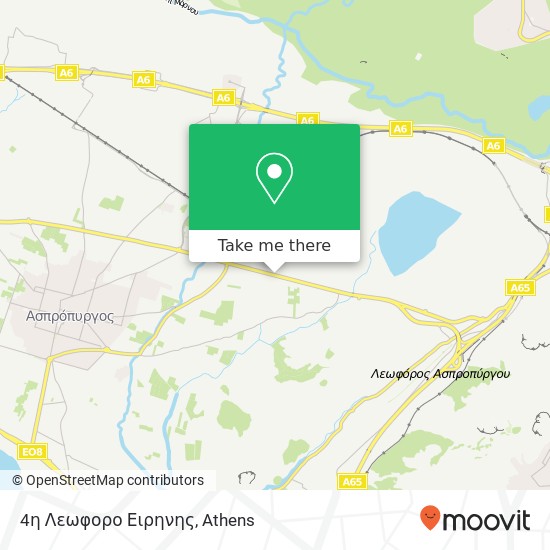 4η Λεωφορο Ειρηνης map