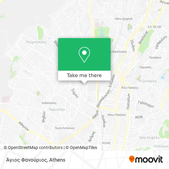 Άγιος Φανούριος map
