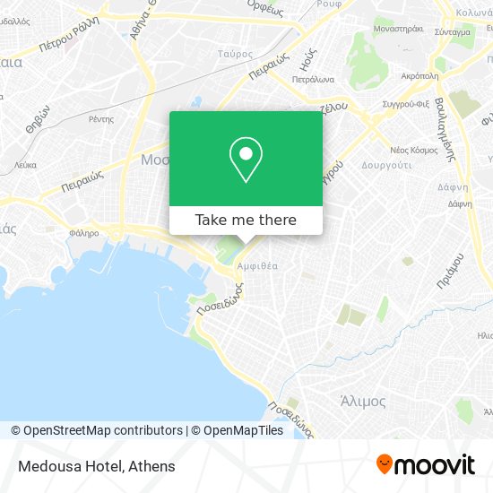 Medousa Hotel map