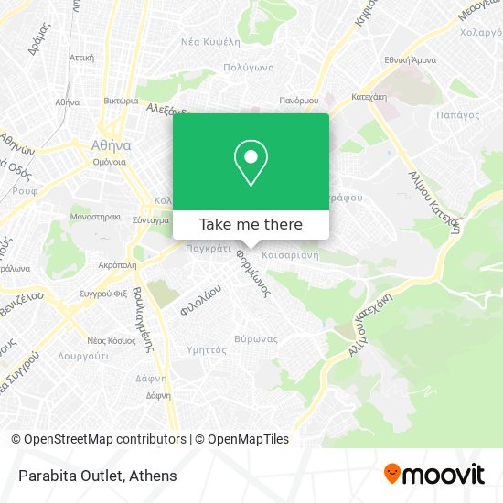 Parabita Outlet map