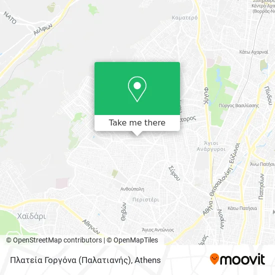 Πλατεία Γοργόνα (Παλατιανής) map
