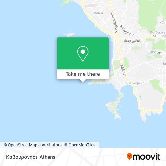 Καβουρονήσι map