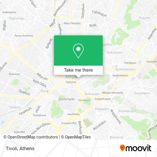Tivoli map