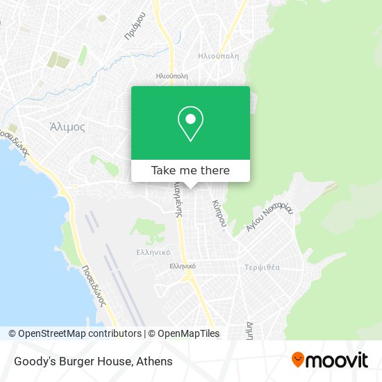Goody's Burger House map