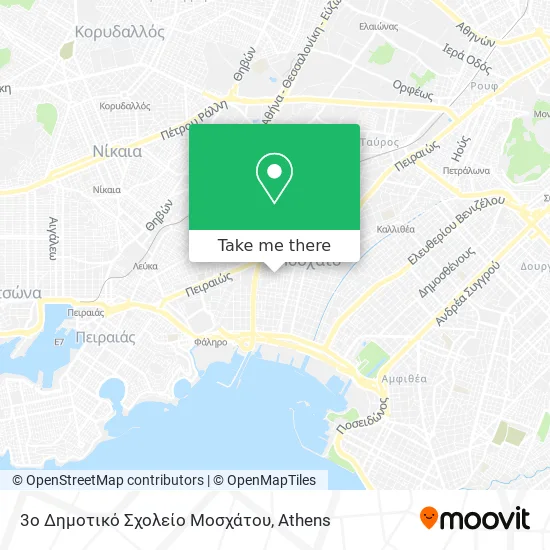 3ο Δημοτικό Σχολείο Μοσχάτου map